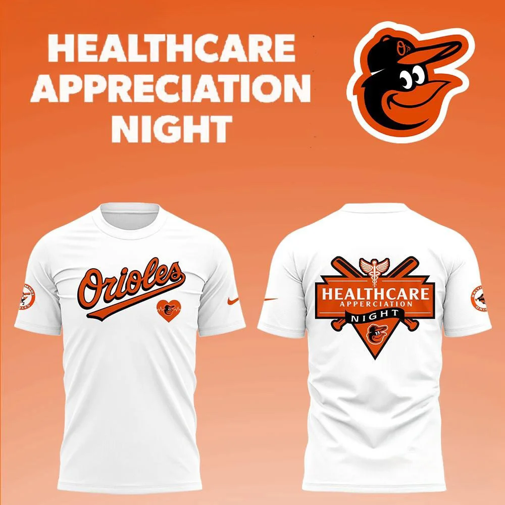 Baltimore Orioles x Healthcare Appreciation Night White Shirt
