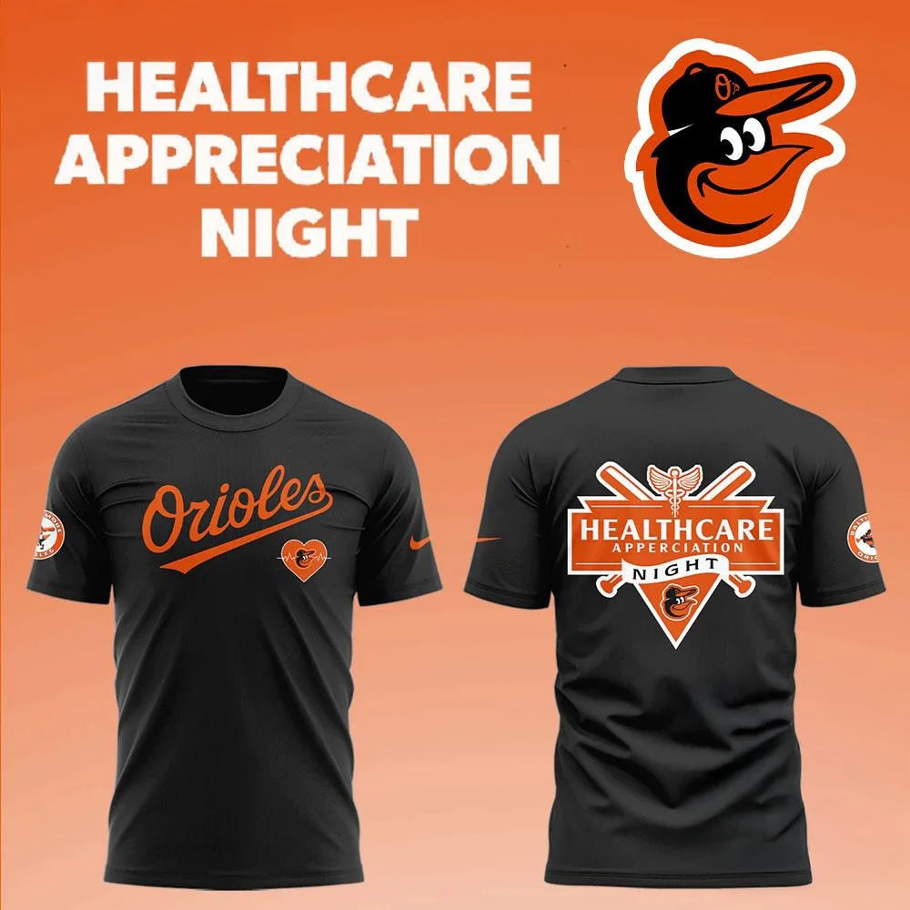 Baltimore Orioles x Healthcare Appreciation Night 2025 T-Shirt