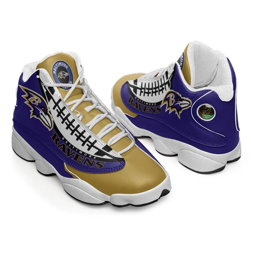 Baltimore Ravens NFL AJ13 Sneakers Shoes For Men And Women 5