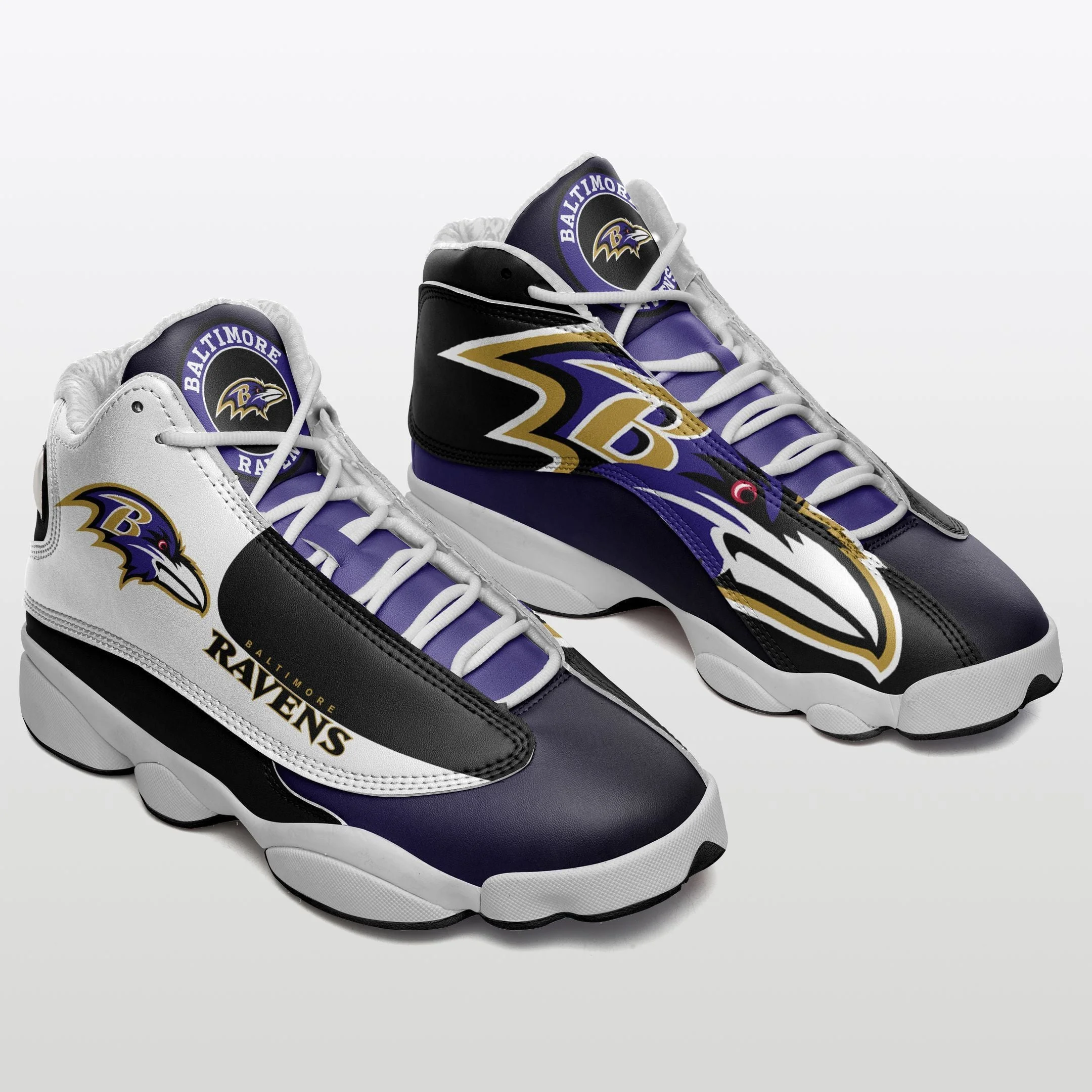 Baltimore Ravens NFL AJ13 Sneakers Shoes For Men And Women 18