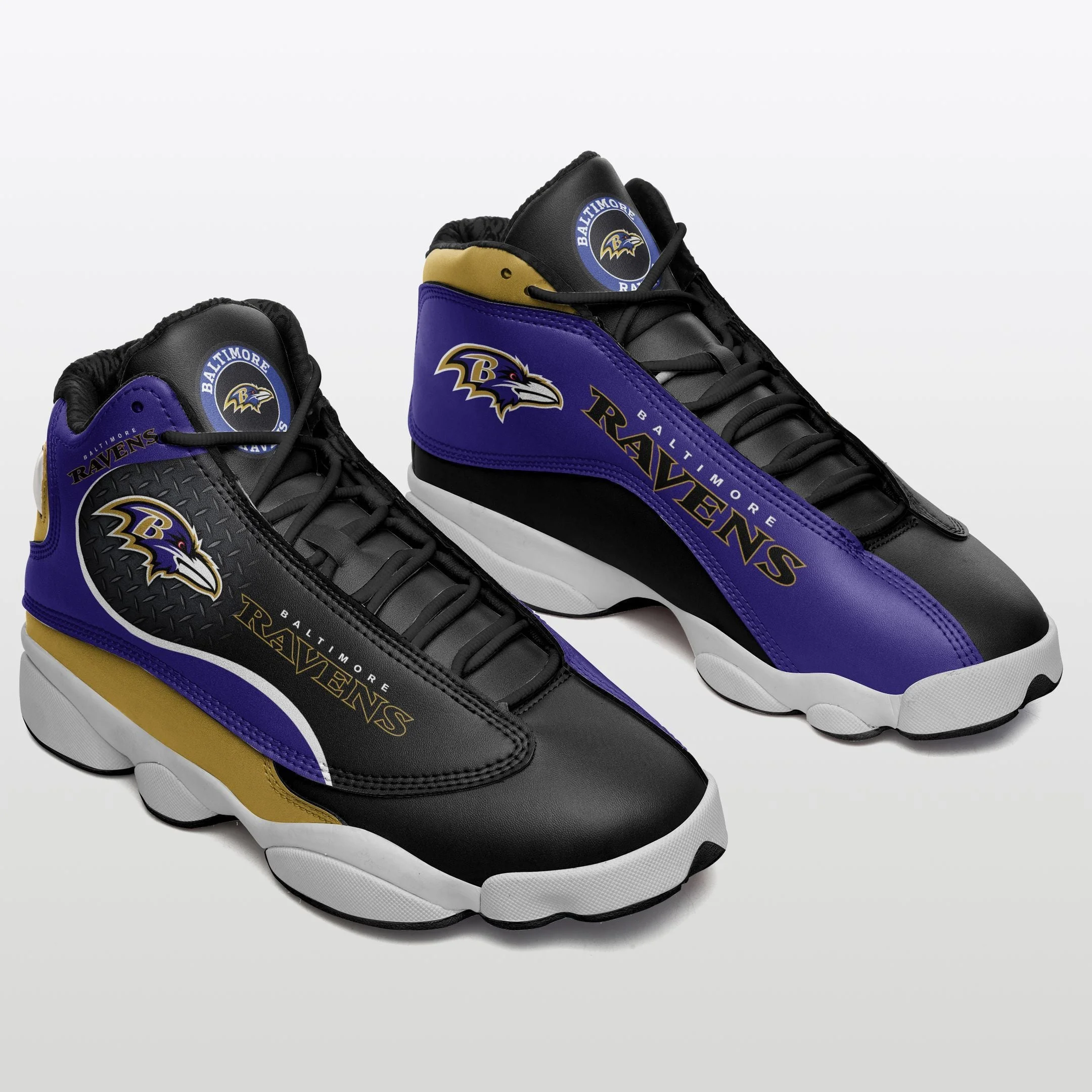 Baltimore Ravens NFL AJ13 Sneakers Shoes For Men And Women 11