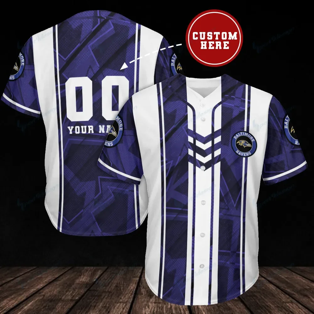 Baltimore Ravens Personalized Baseball Jersey 252