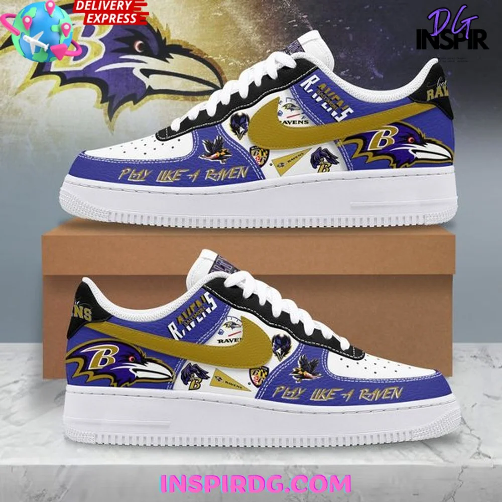Baltimore Ravens Play Like A Raven Air Force 1