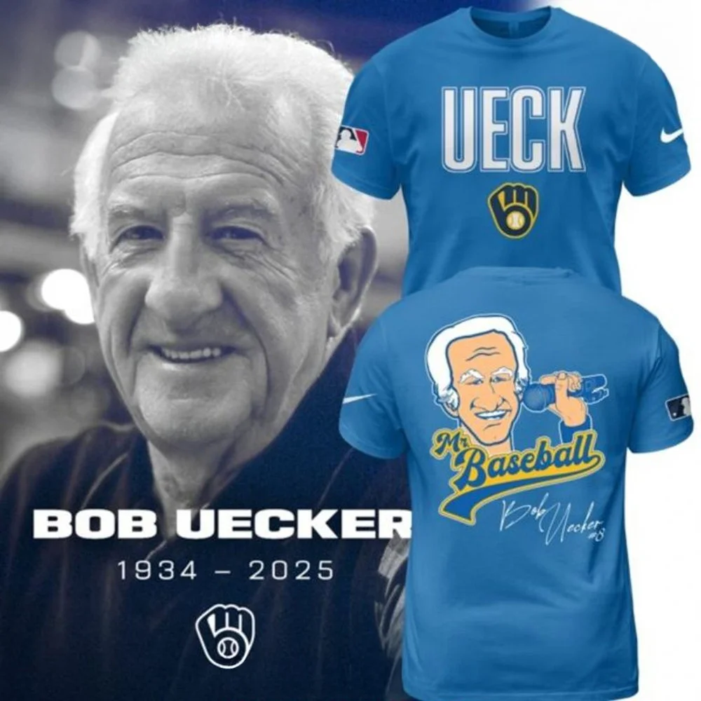 Baseball Hall Of Famer Bob Uecker Blue T-Shirt