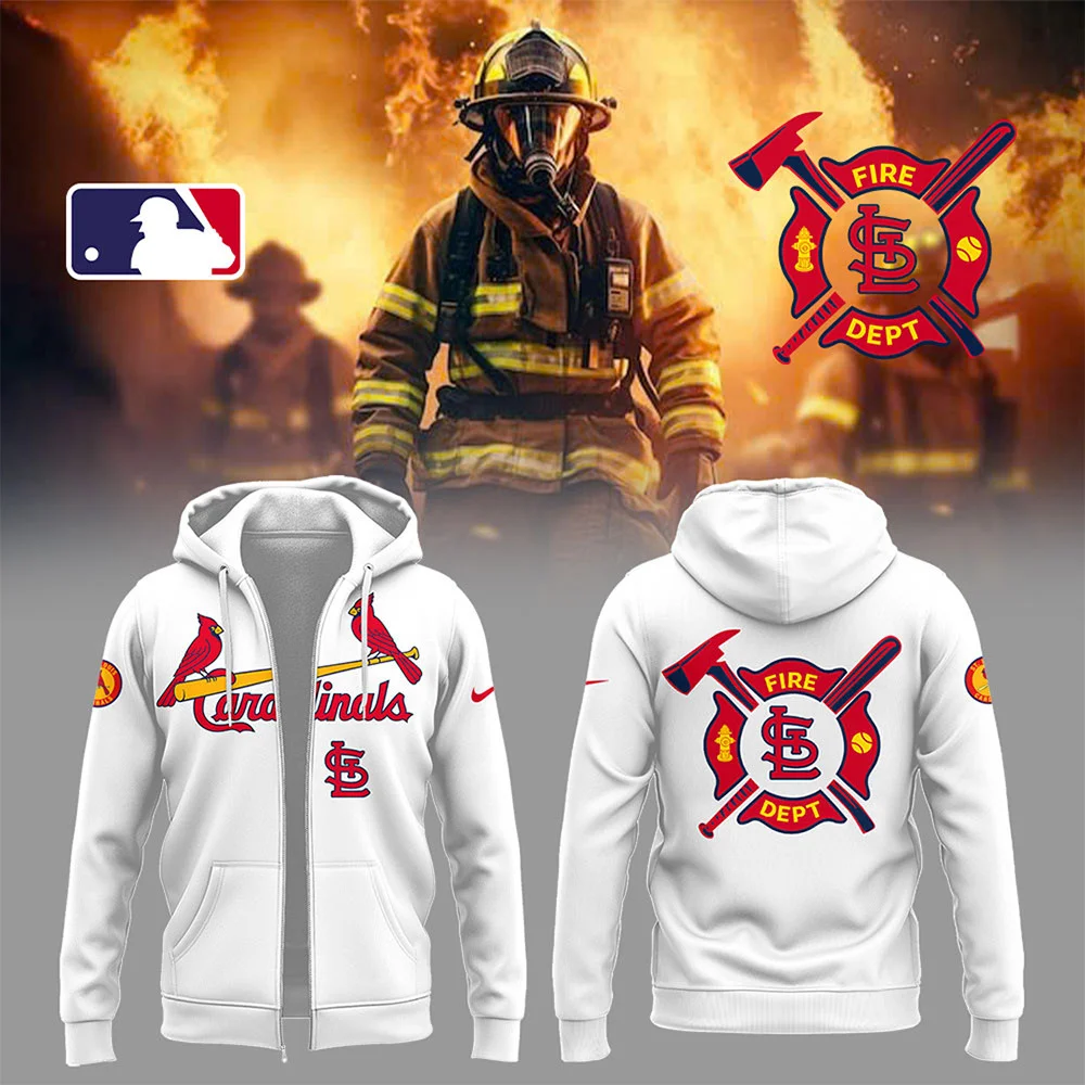 Baseball x Firefighter Appreciation Night Zip Hoodie Baseball Team Gift Ideas