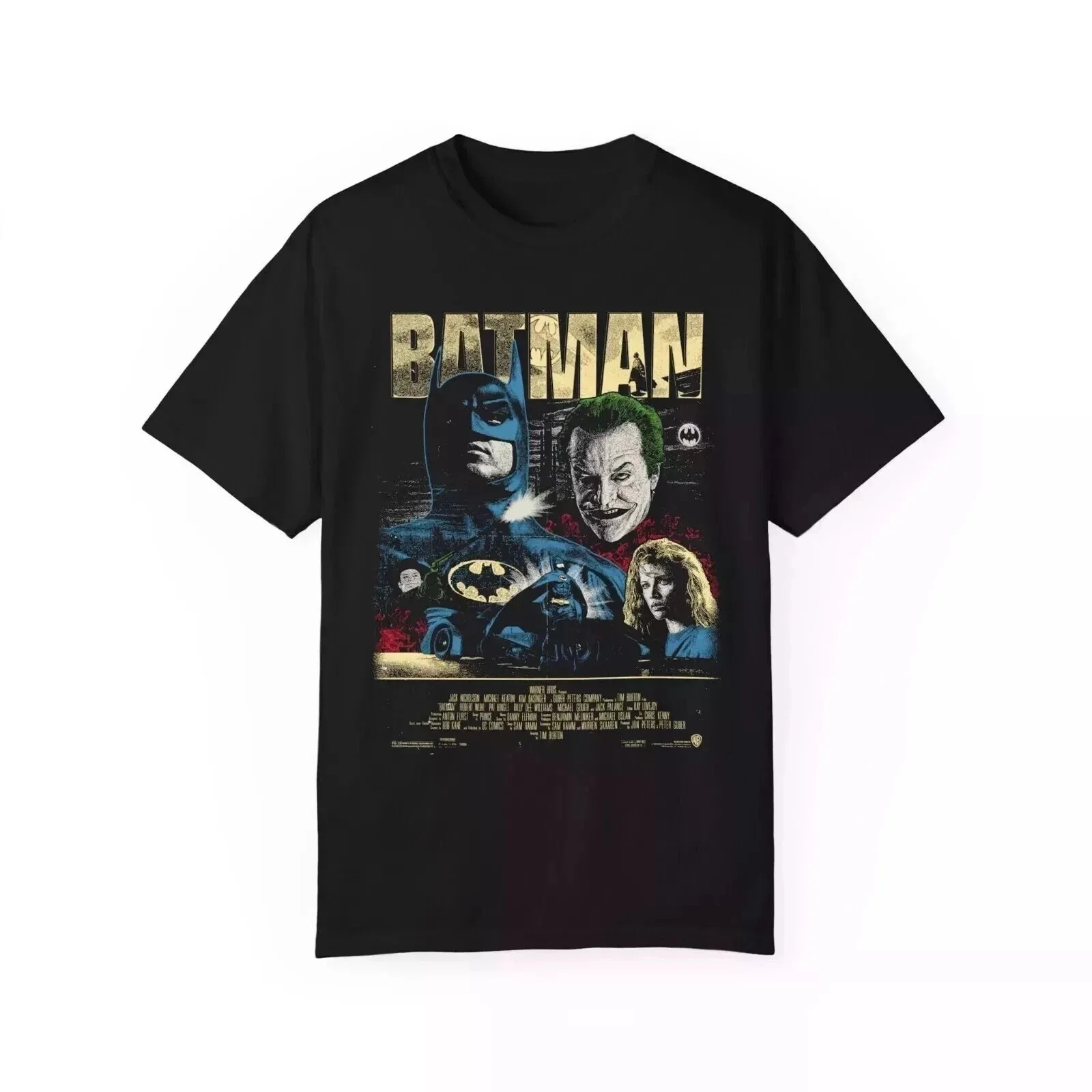 Batman 1989 Black T-Shirt For Batman Fans