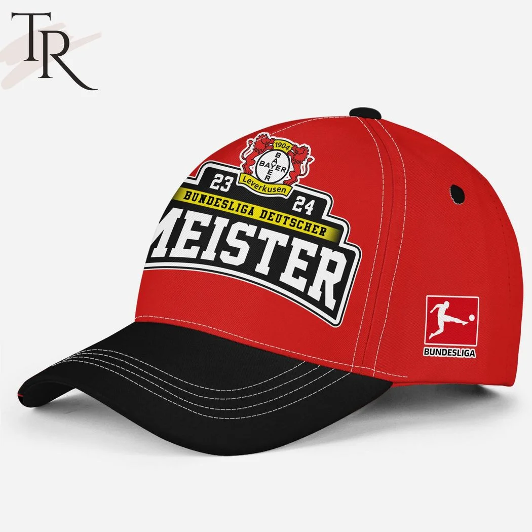 Bayer 04 Leverkusen 23-24 Bundesliga Deutscher Meister Classic Cap - Red