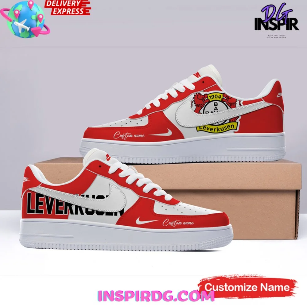 Bayer 04 Leverkusen Custom Name Air Force 1
