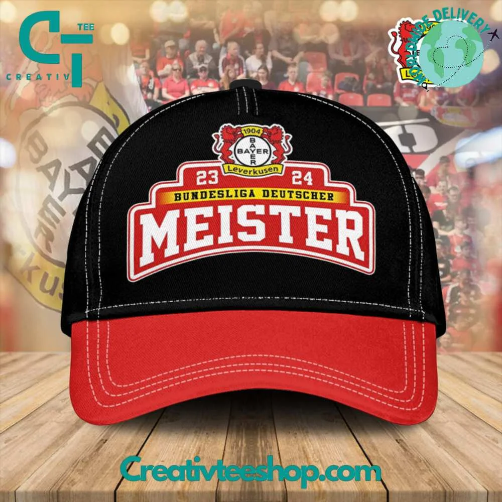 Bayer Leverkusen 2024 Bundesliga Champions Meister Classic Cap