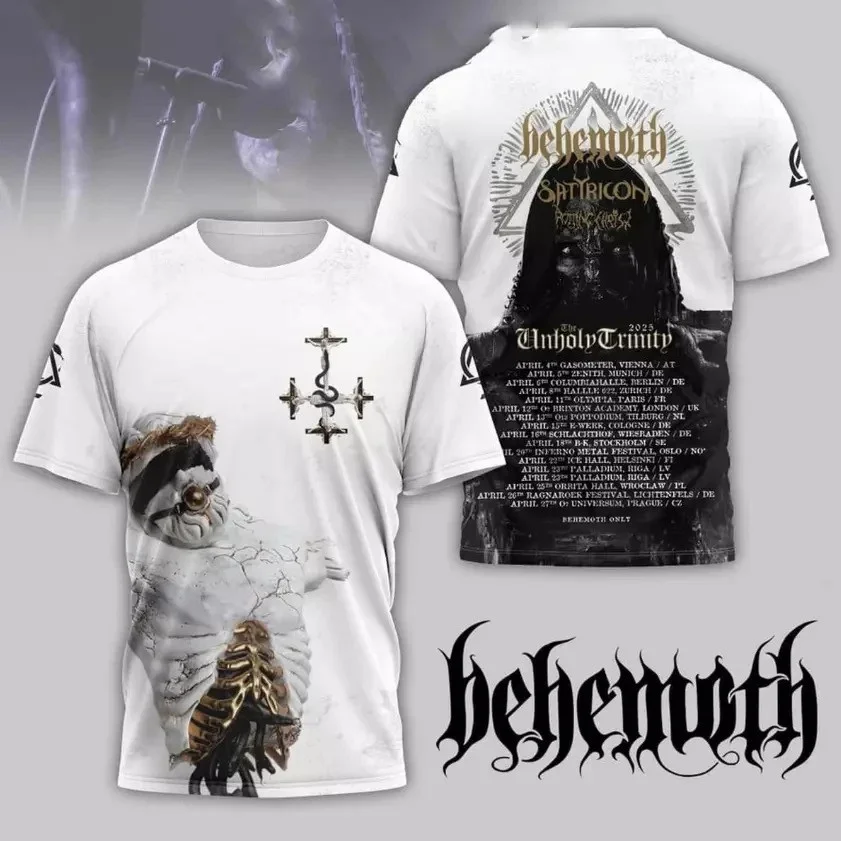 Behemoth The Unholy Trinity Ready For 2025 AOP 3D T-Shirt