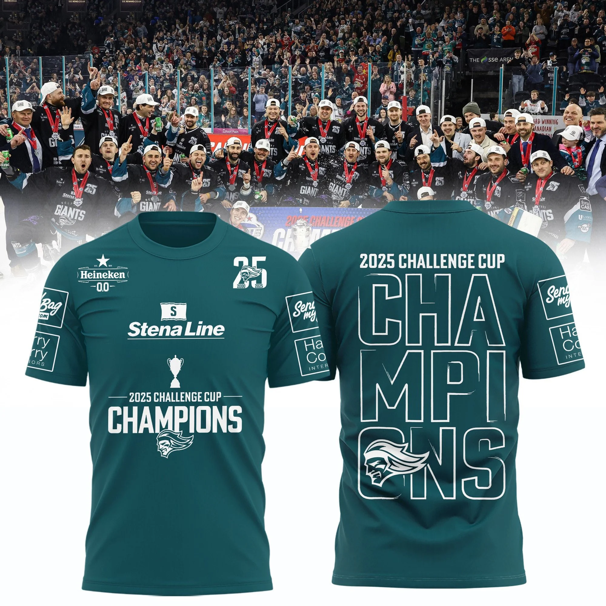 Belfast Giants 2025 Challenge Cup Champions Shirt Unique Gifts For Hockey Lovers