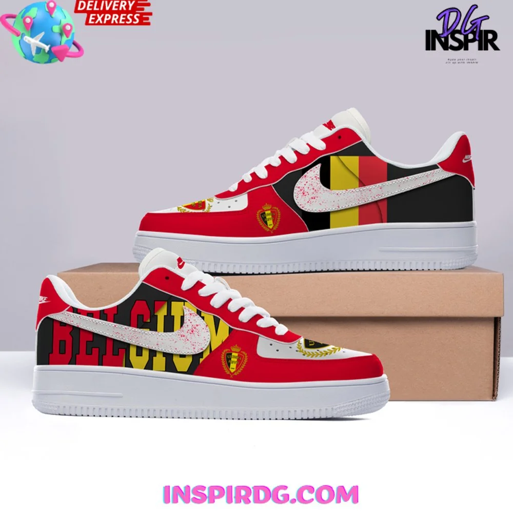 Belgium Euro 2024 Limited Edition Air Force 1 Sneaker