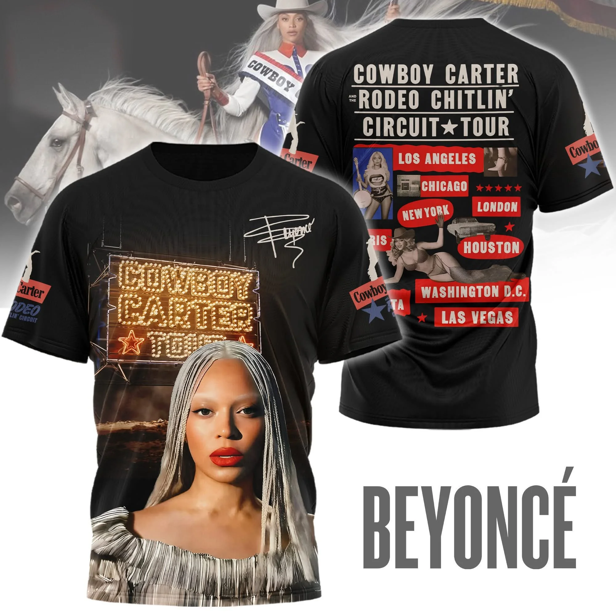 Beyonce Cowboy Carter Rodeo Chitlin' Circuit Tour 2025 T-Shirt
