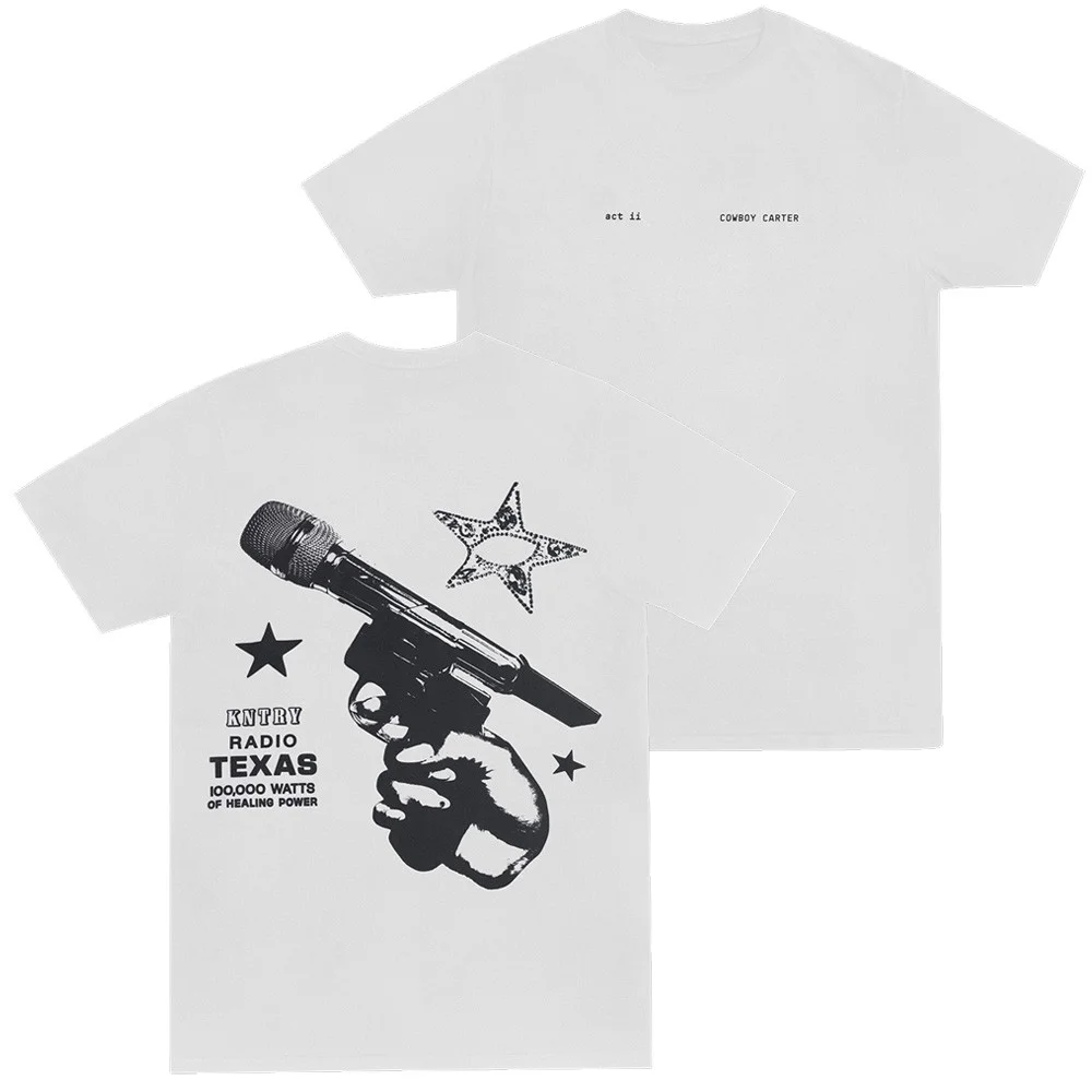 Beyonce Cowboy Carter Tour 2025 Merch T-Shirt Act II Kntry Radio Texas