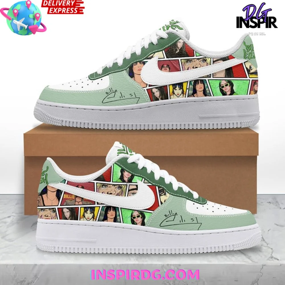 Billie Eilish Comic Style Limited Edition Air Force 1