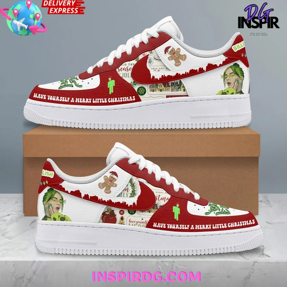 Billie Eilish Have Yourself A Merry Little Christmas Air Force 1
