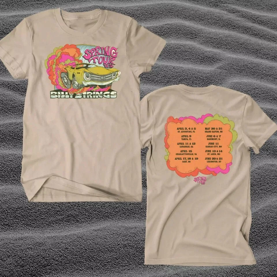 Billy Strings Spring Tour 2025 T-Shirt For People Who Like Music