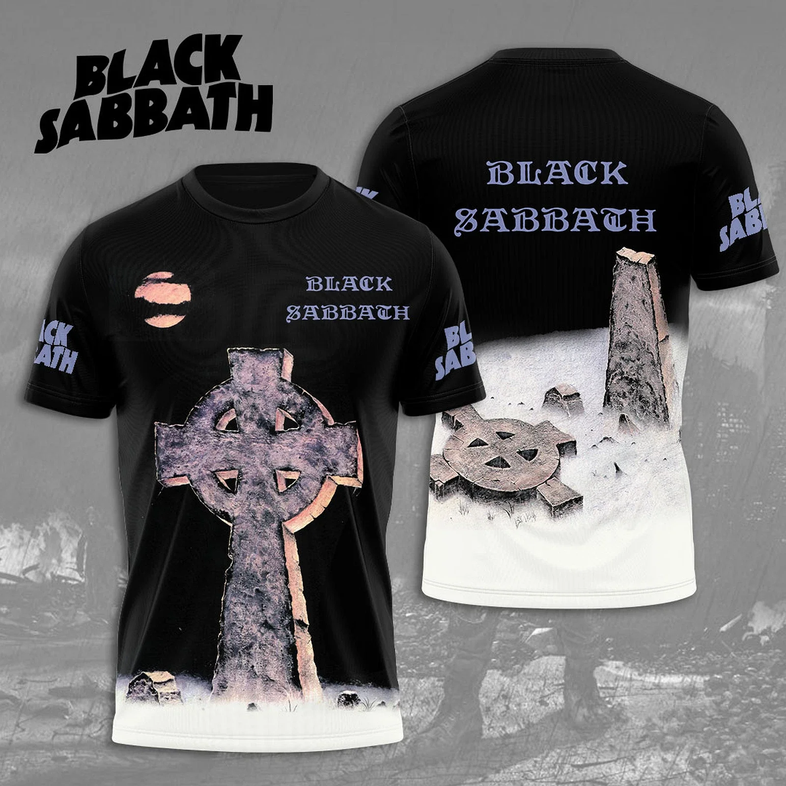 Black Sabbath Album-Inspired 3D T-Shirt Ver 3
