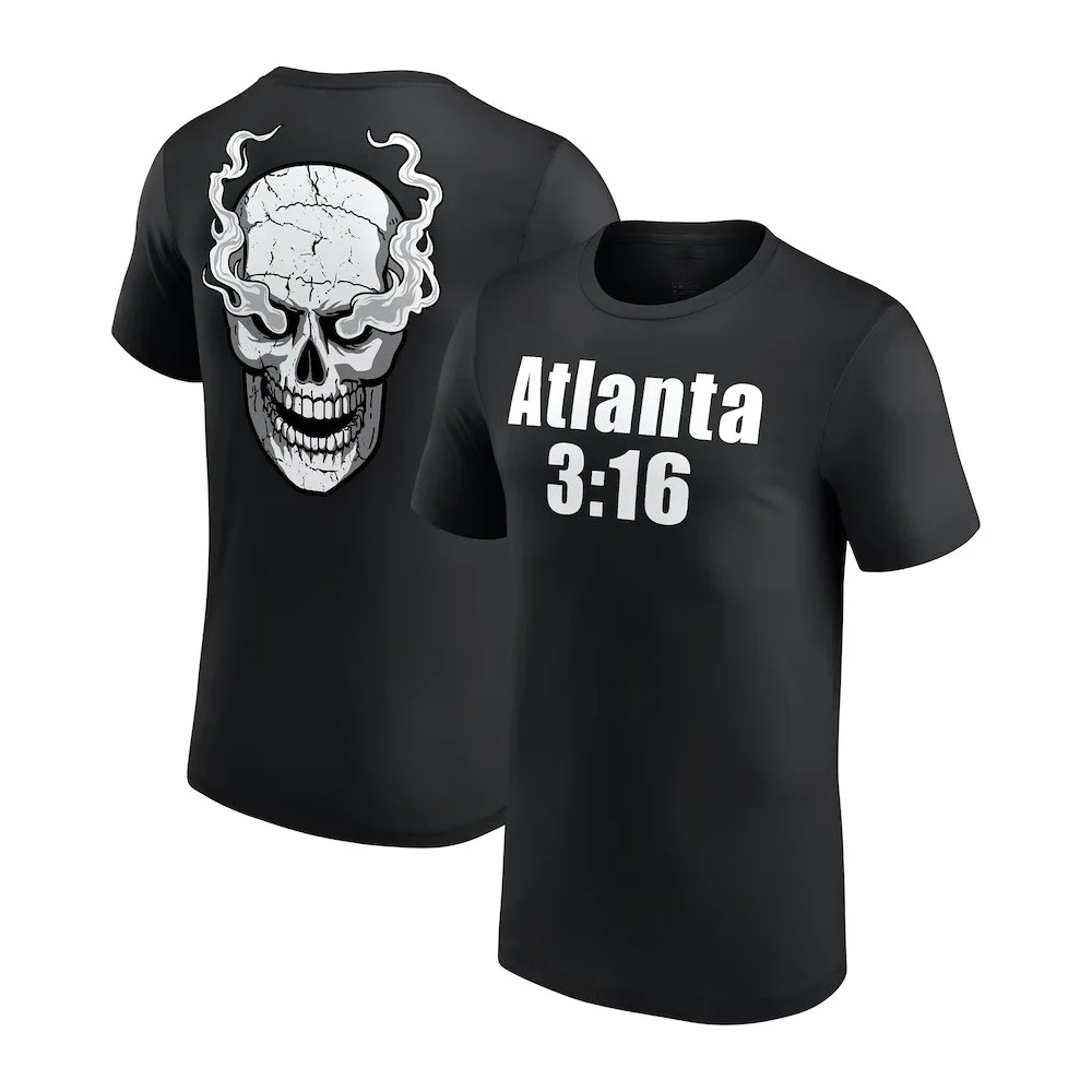 Black Stone Cold Steve Austin Atlanta 3 16 T-Shirt Best Gifts For Dad