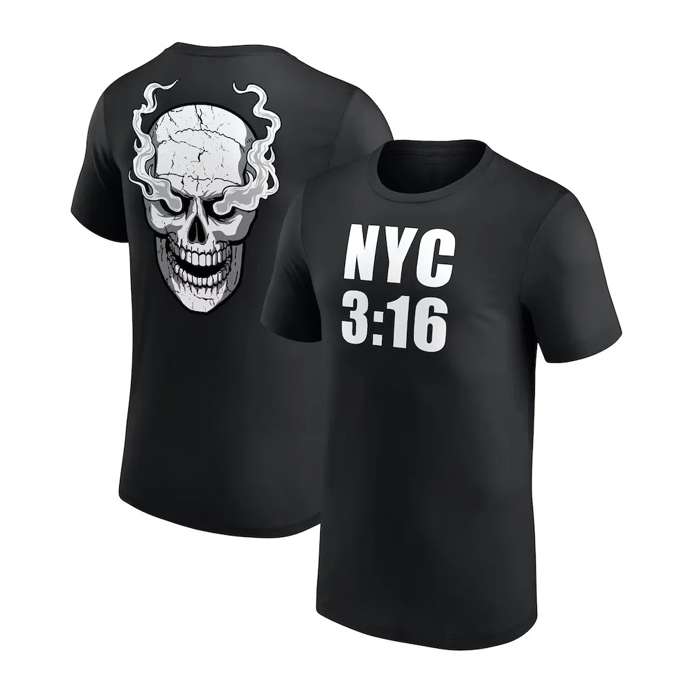 Black Stone Cold Steve Austin NYC 3 16 T-Shirt For Father In Law