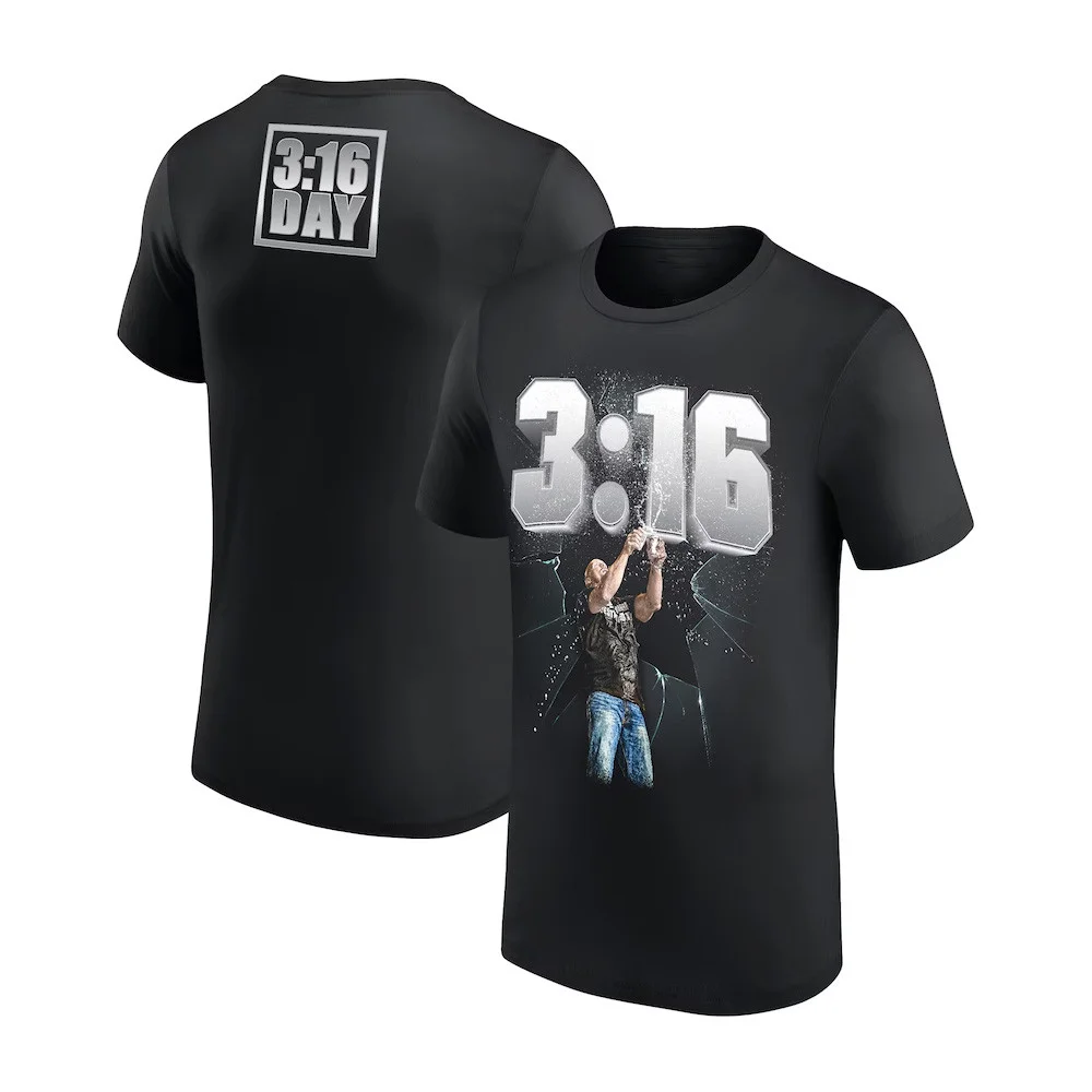 Black Stone Cold Steve Austin Smashing Cans 3 16 Day T-Shirt For Dad