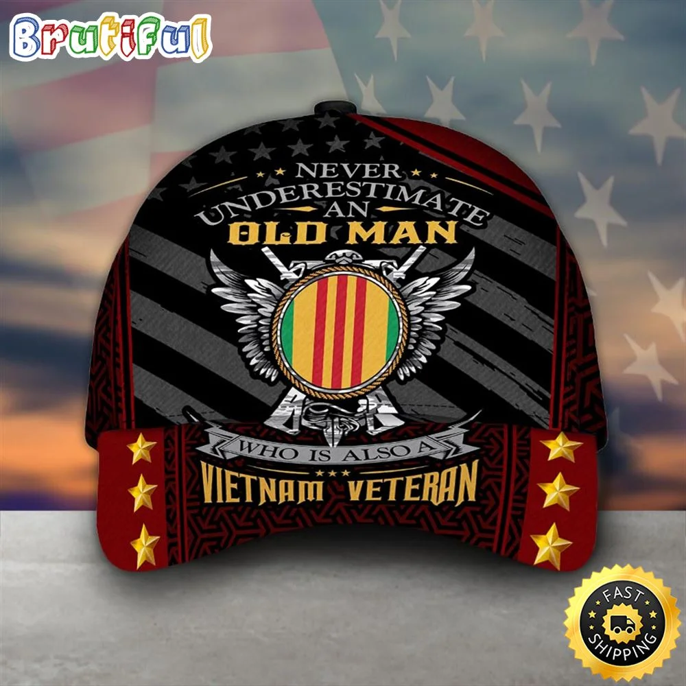Black Uscg Veteran Cap