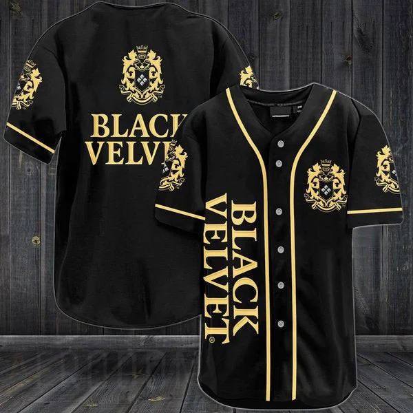 Black Velvet Canadian Whisky Baseball Jersey Style5162