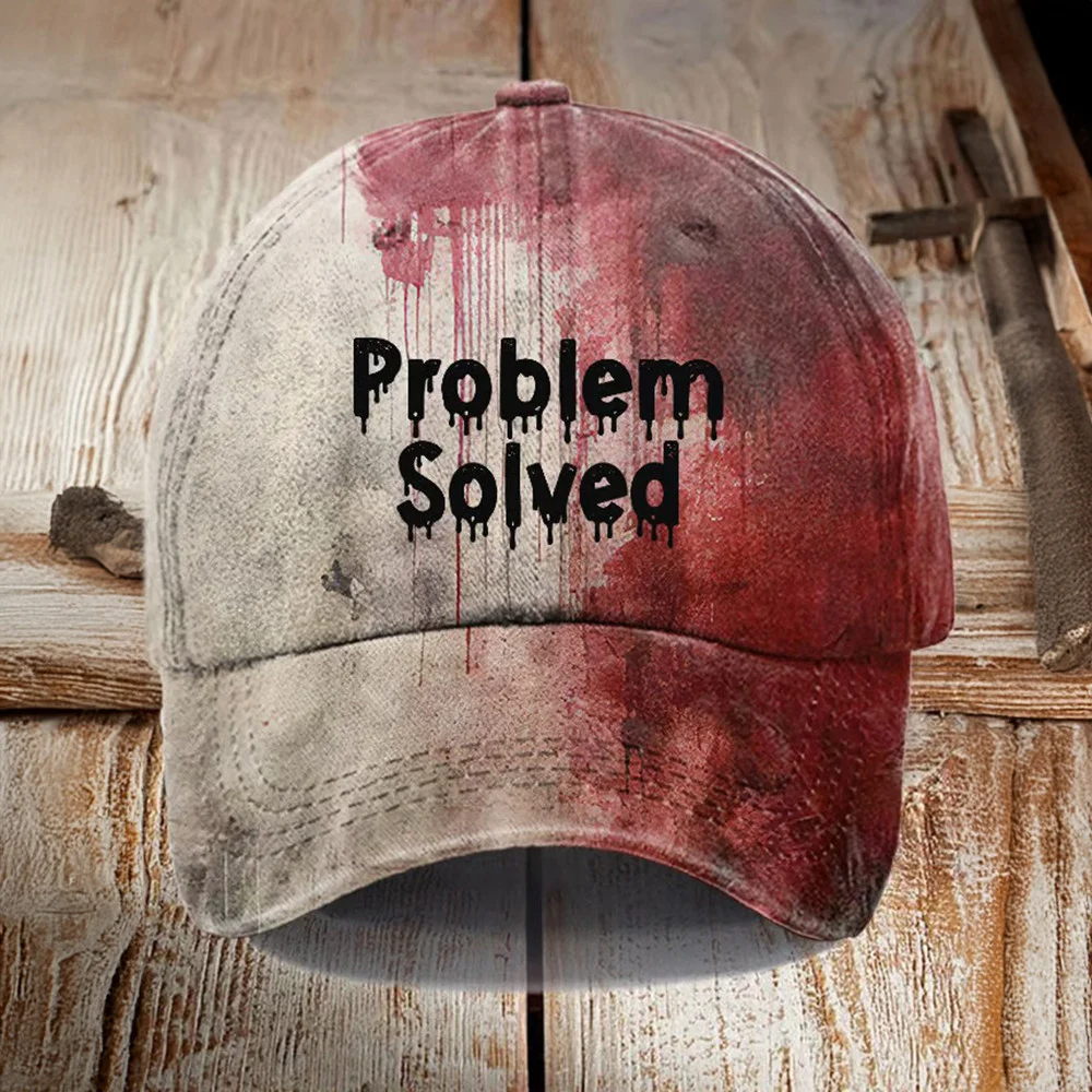 Bloody Halloween Problem Solved Hat Scary Horror Hat Halloween Gifts For Him