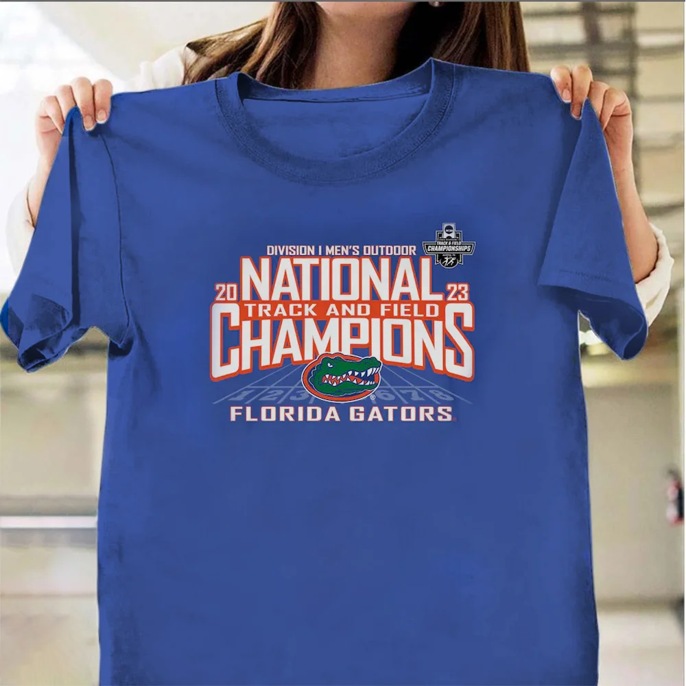 Blue 84 Royal Florida Gators 2023 NCAA Men's Outdoor Track And Field National Champions Shirt