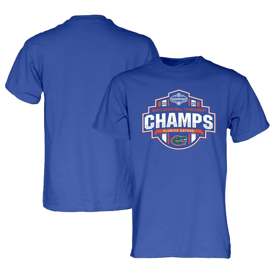 Blue 84 Royal Florida Gators 2025 NCAA Men's Basketball National Champions Shirt For Fans