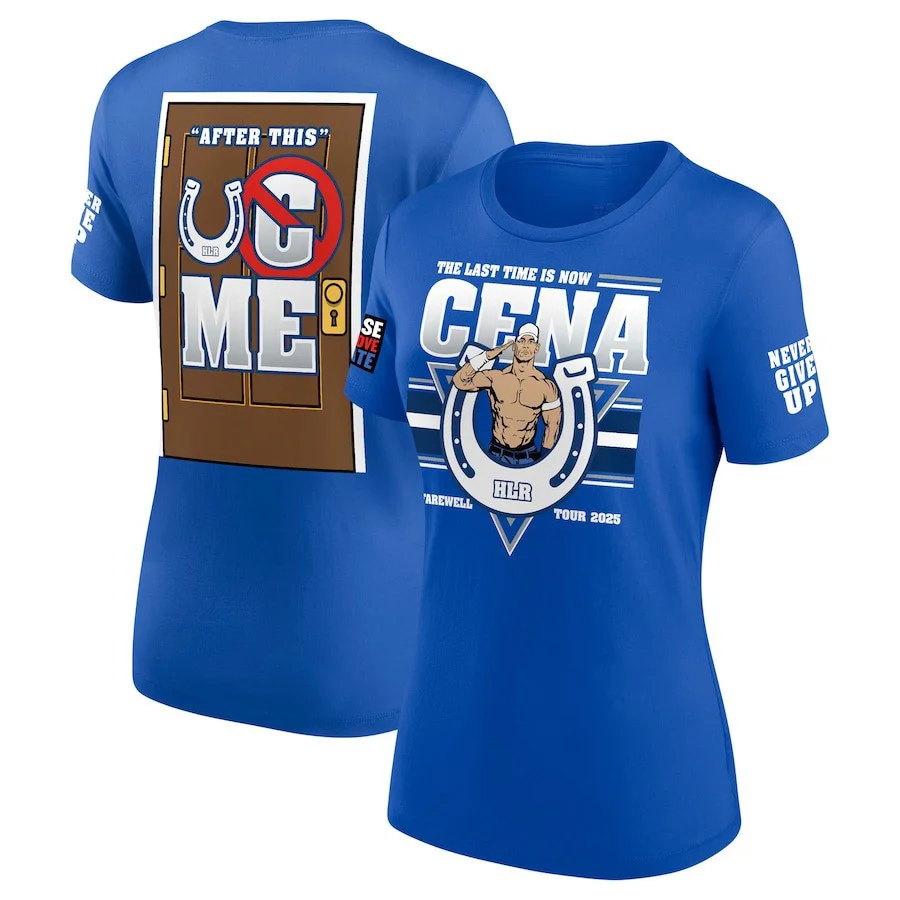 Blue John Cena Farewell Tour 2025 Indianapolis T-Shirt Women's