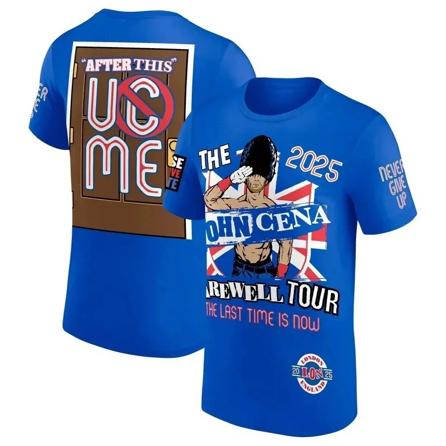 Blue John Cena Farewell Tour 2025 London T-Shirt