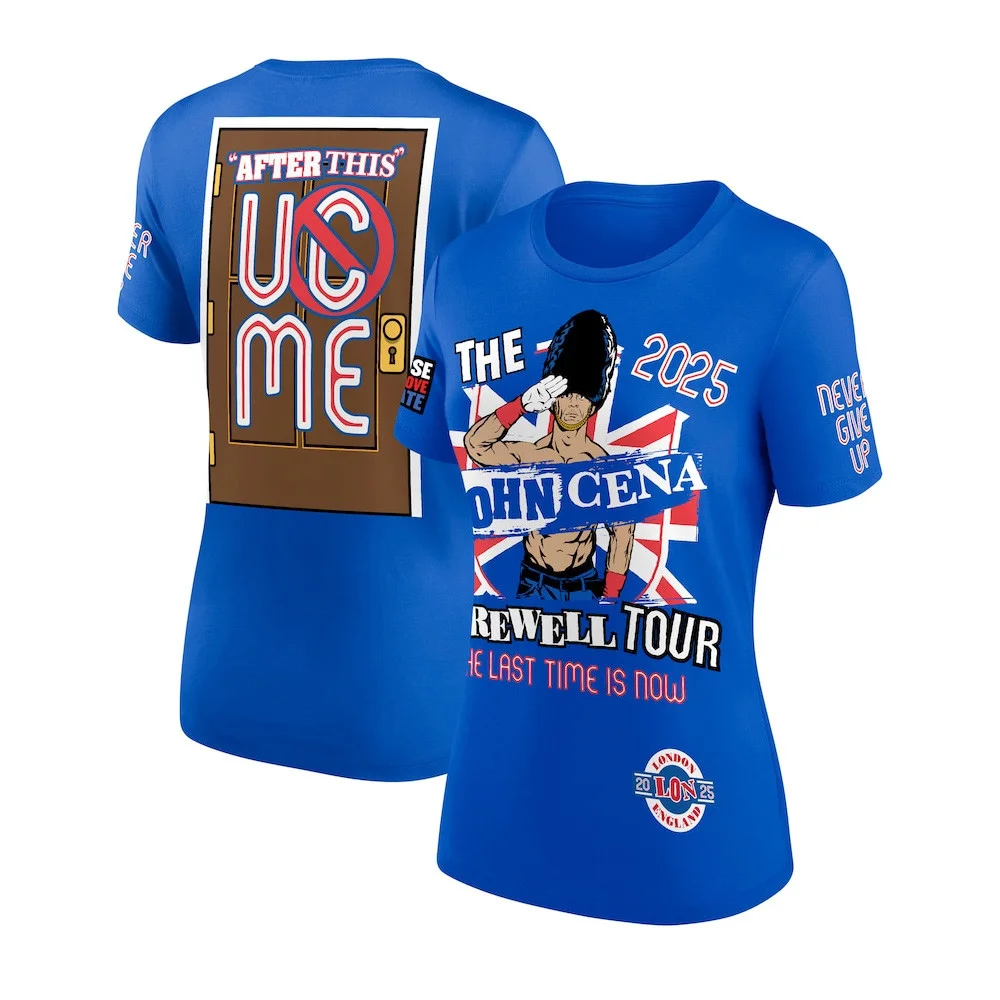Blue John Cena Farewell Tour 2025 London T-Shirt Mother To Be Gifts