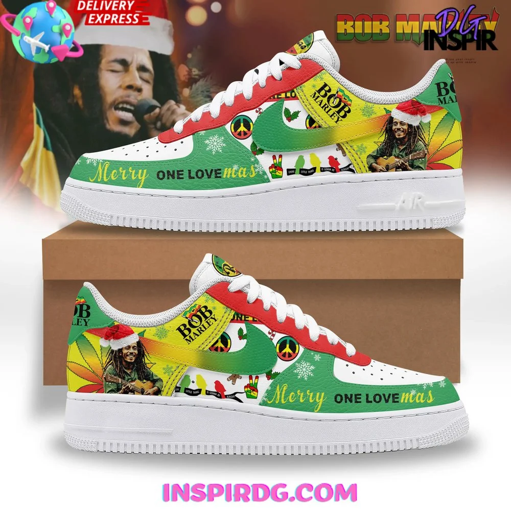 Bob Marley Merry Christmas Limited Edition Air Force 1