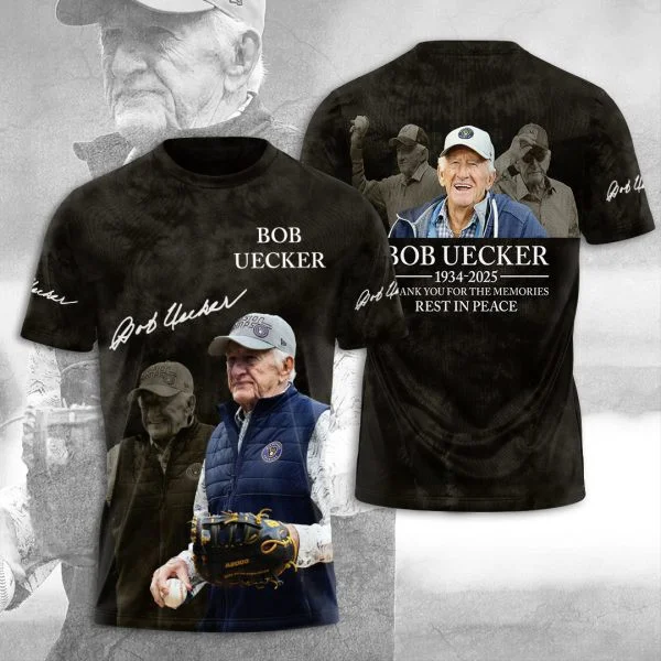 Bob Uecker 1934 2025 Shirt Rest In Peace Legend Thank You For All The Memories T-Shirt