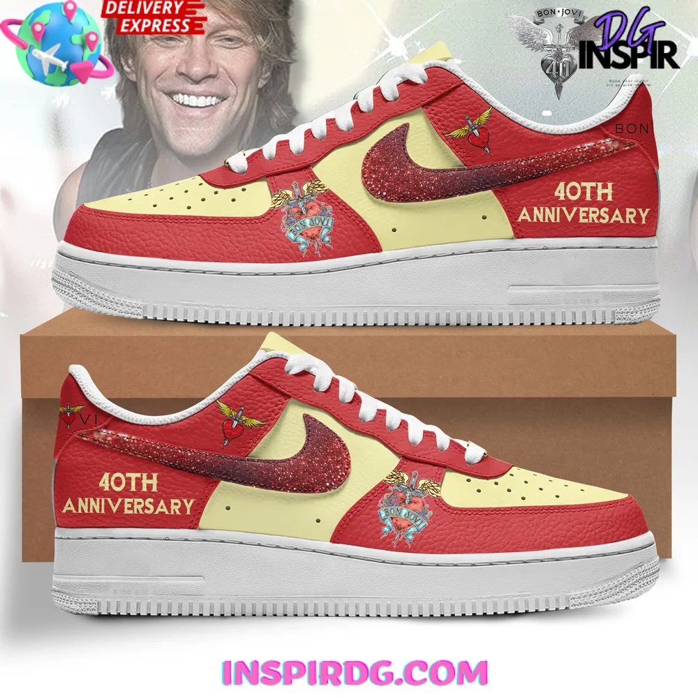 Bon Jovi 40th Anniversary Limited Edition Air Force 1