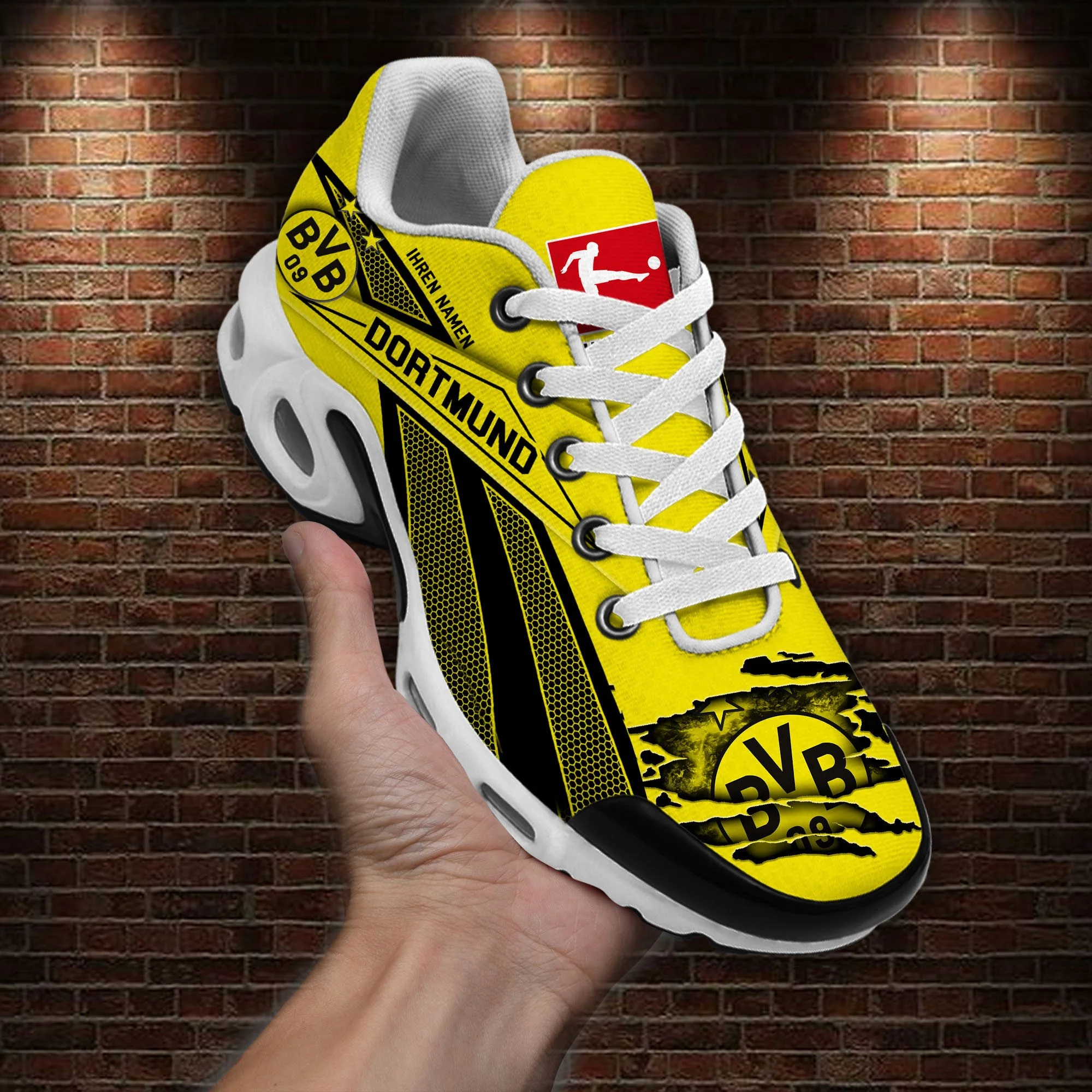 Borussia Dortmund Air Max Plus Shoes Sneakers For Men And Women