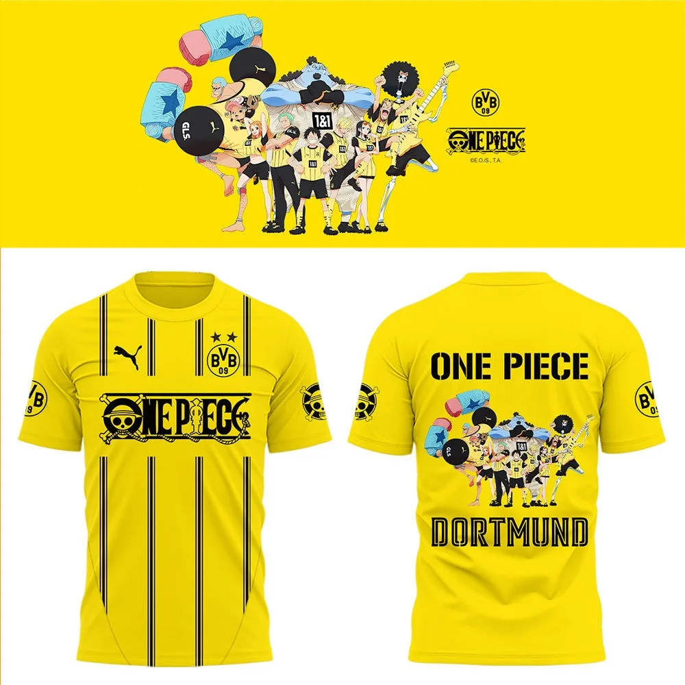 Borussia Dortmund X One Piece Shirt BVB Gift Ideas For Football Lovers