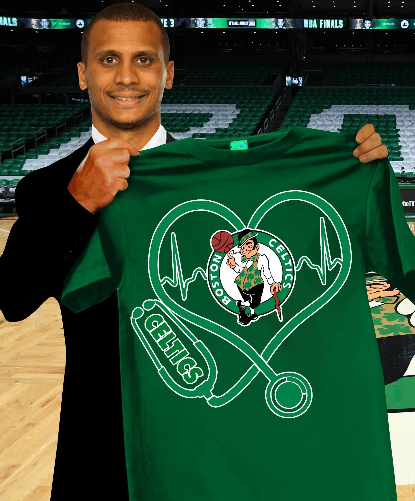 Boston Celtics Nurses Night T-Shirt Honor Day Nurses