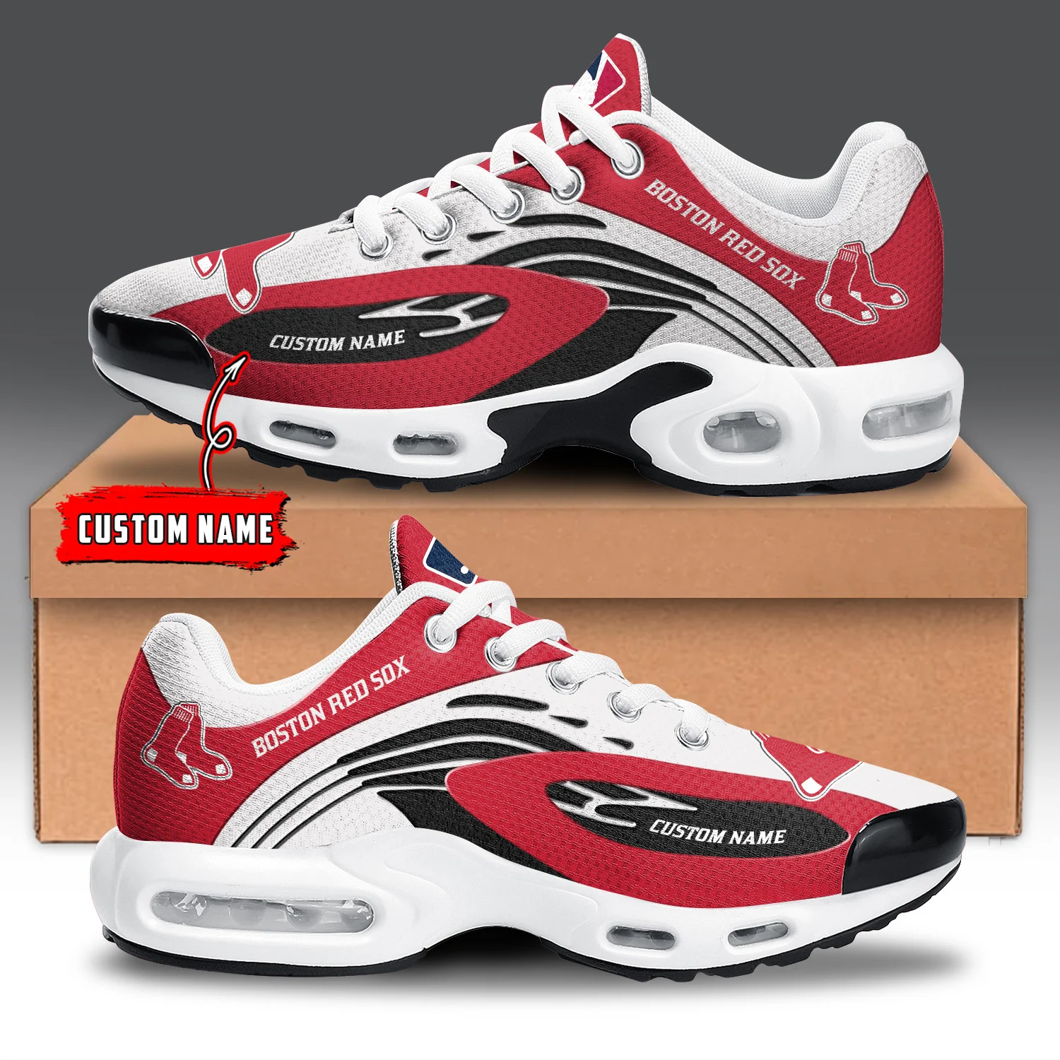 Boston Red Sox Air Max Plus Shoes Sneakers For Men And Women