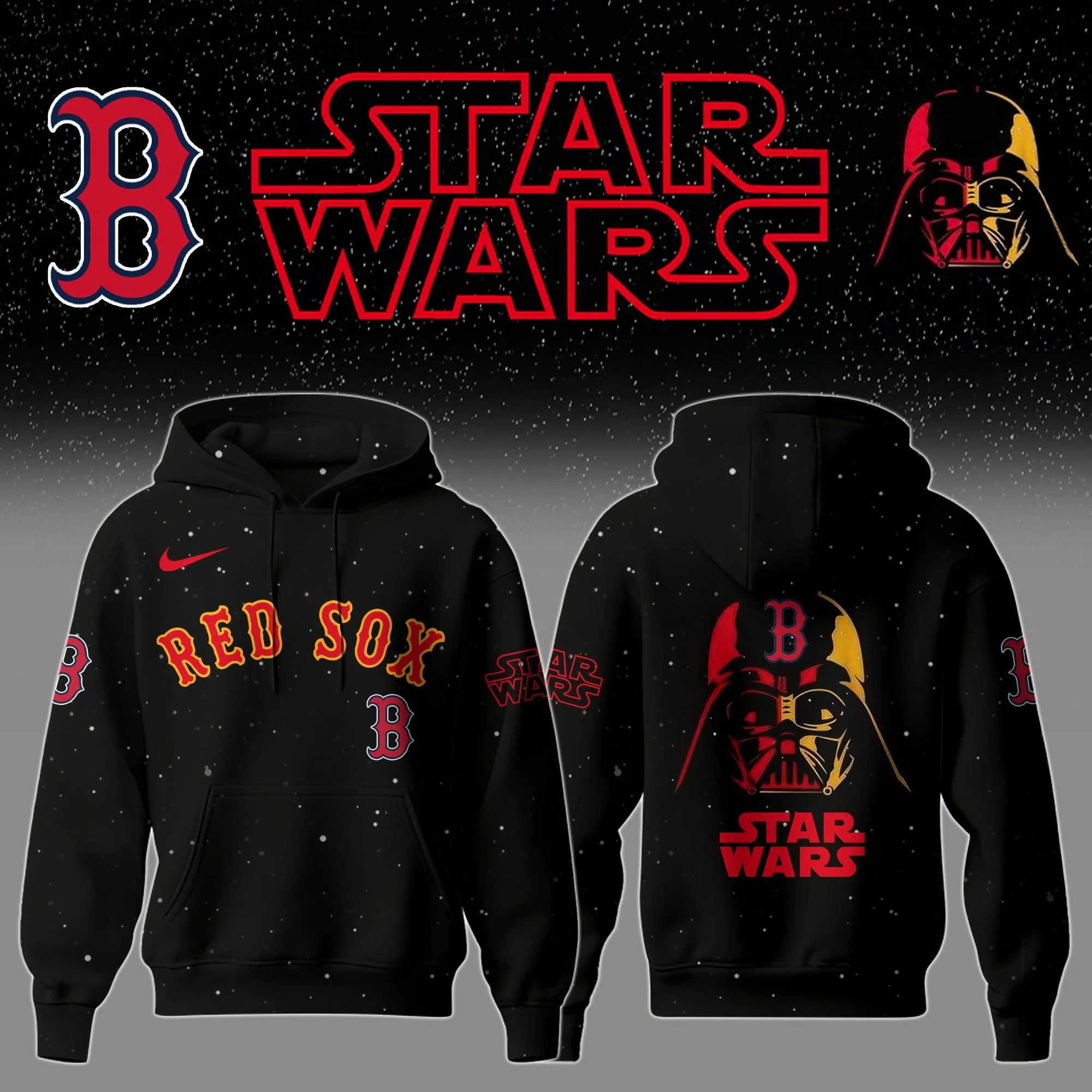 Boston Red Sox x Star Wars Night Hoodie