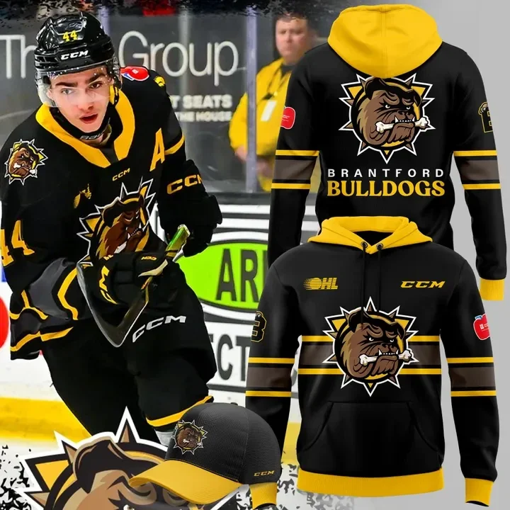 Brantford Bulldogs Hoodie 2025 Unique Gifts For Hockey Fans