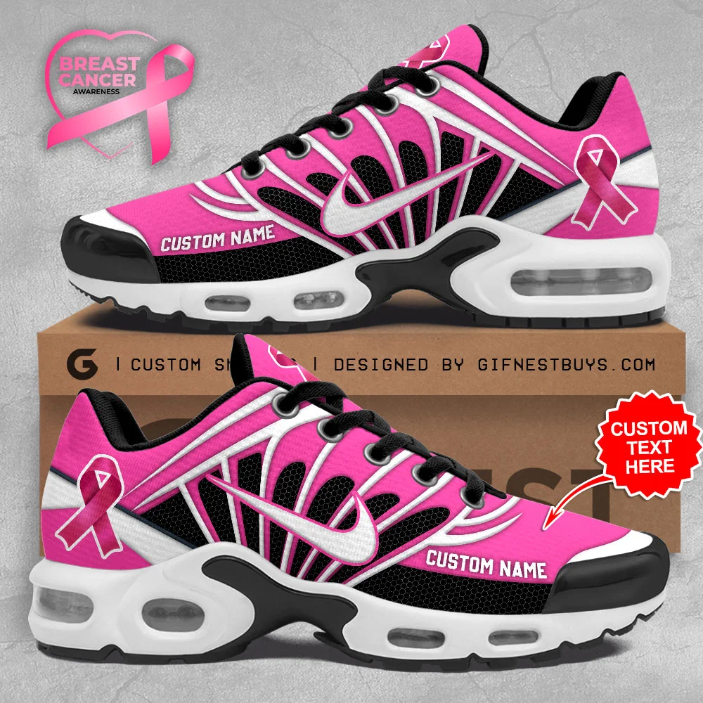 Breast Cancer Awareness Air Max Plus Shoes Sneakers For Men And Women