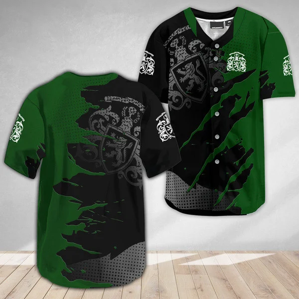 Buchanan's Whisky Metal Crack Pattern Baseball Jersey Style1112