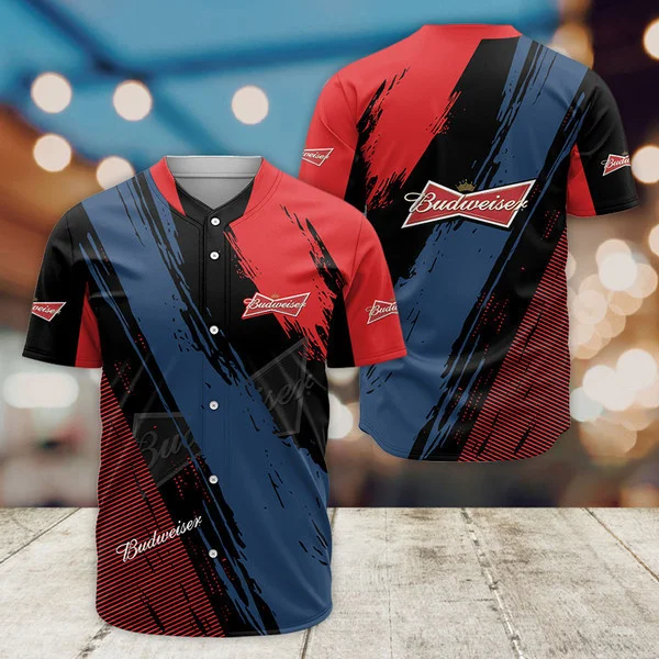 Budweiser E-Sports Gaming Baseball Jersey Style5722