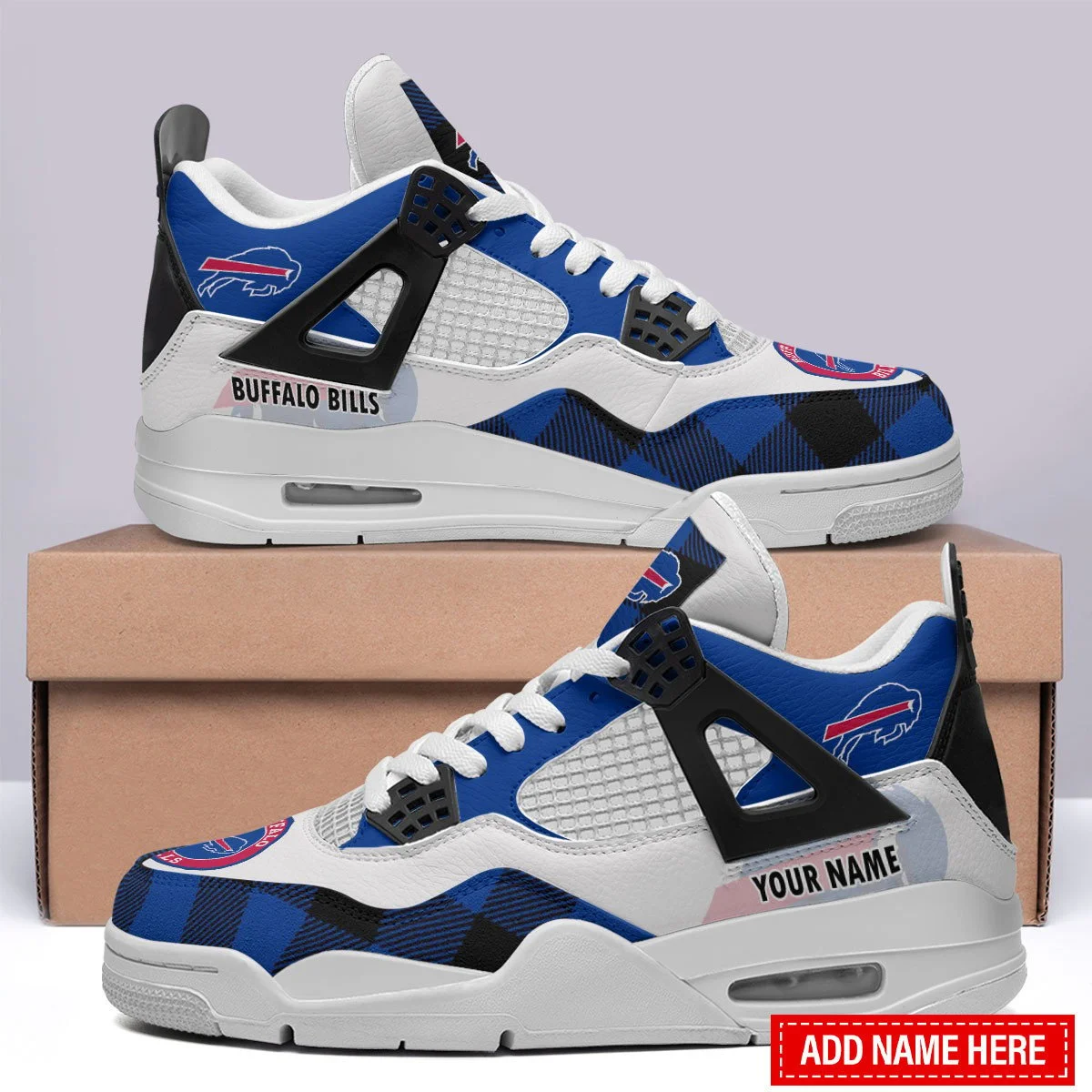 Buffalo Bills AJ4 Sneakers 10