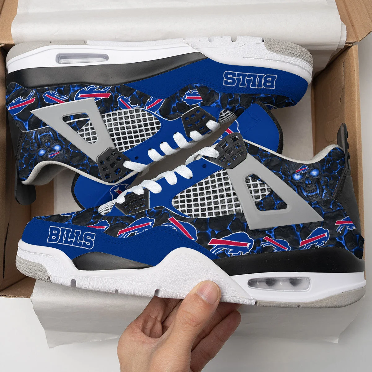 Buffalo Bills AJ4 Sneakers 14