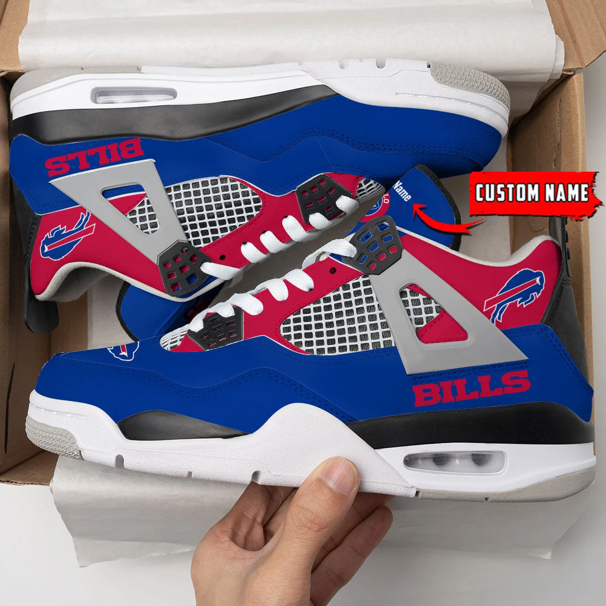 Buffalo Bills AJ4 Sneakers 18