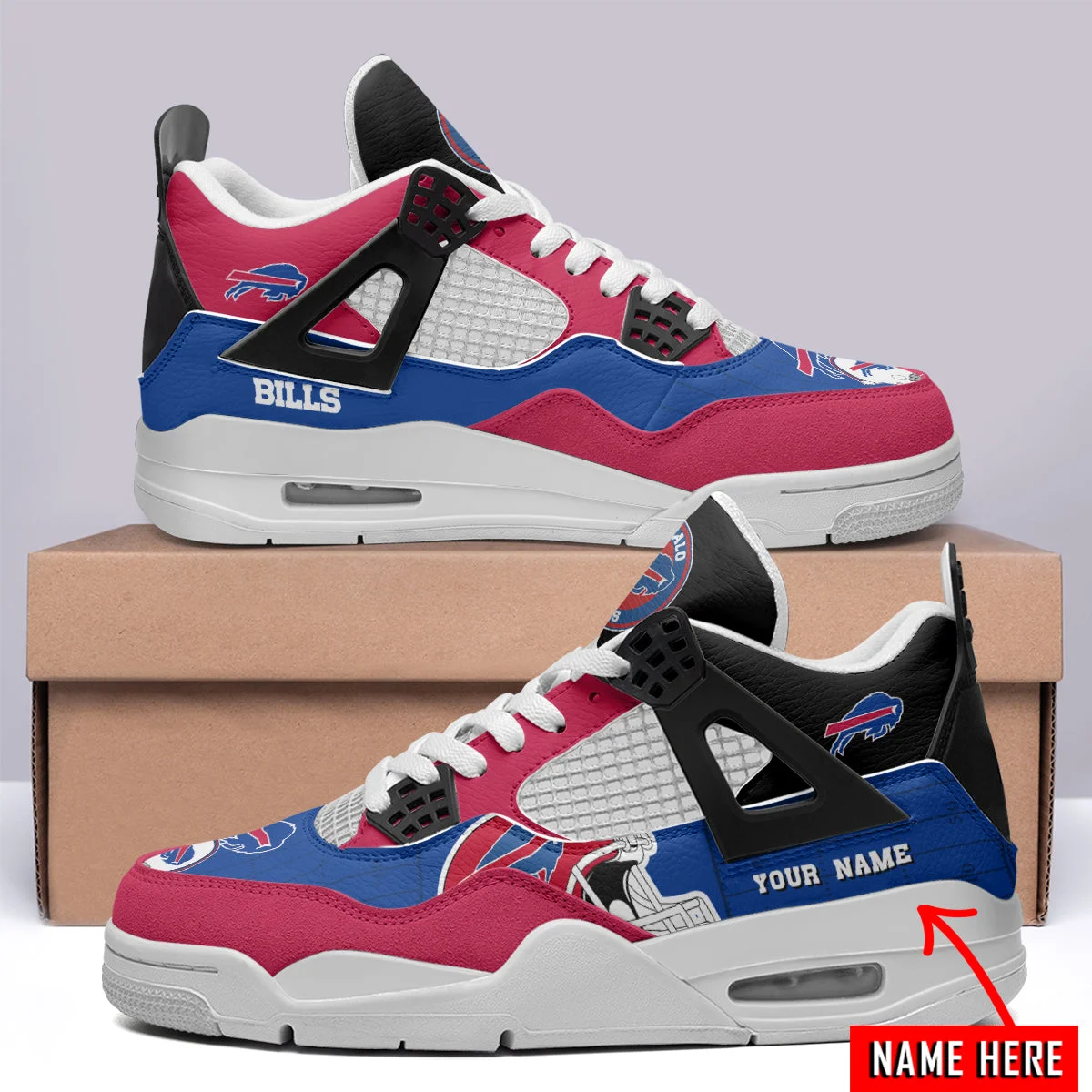 Buffalo Bills AJ4 Sneakers 1