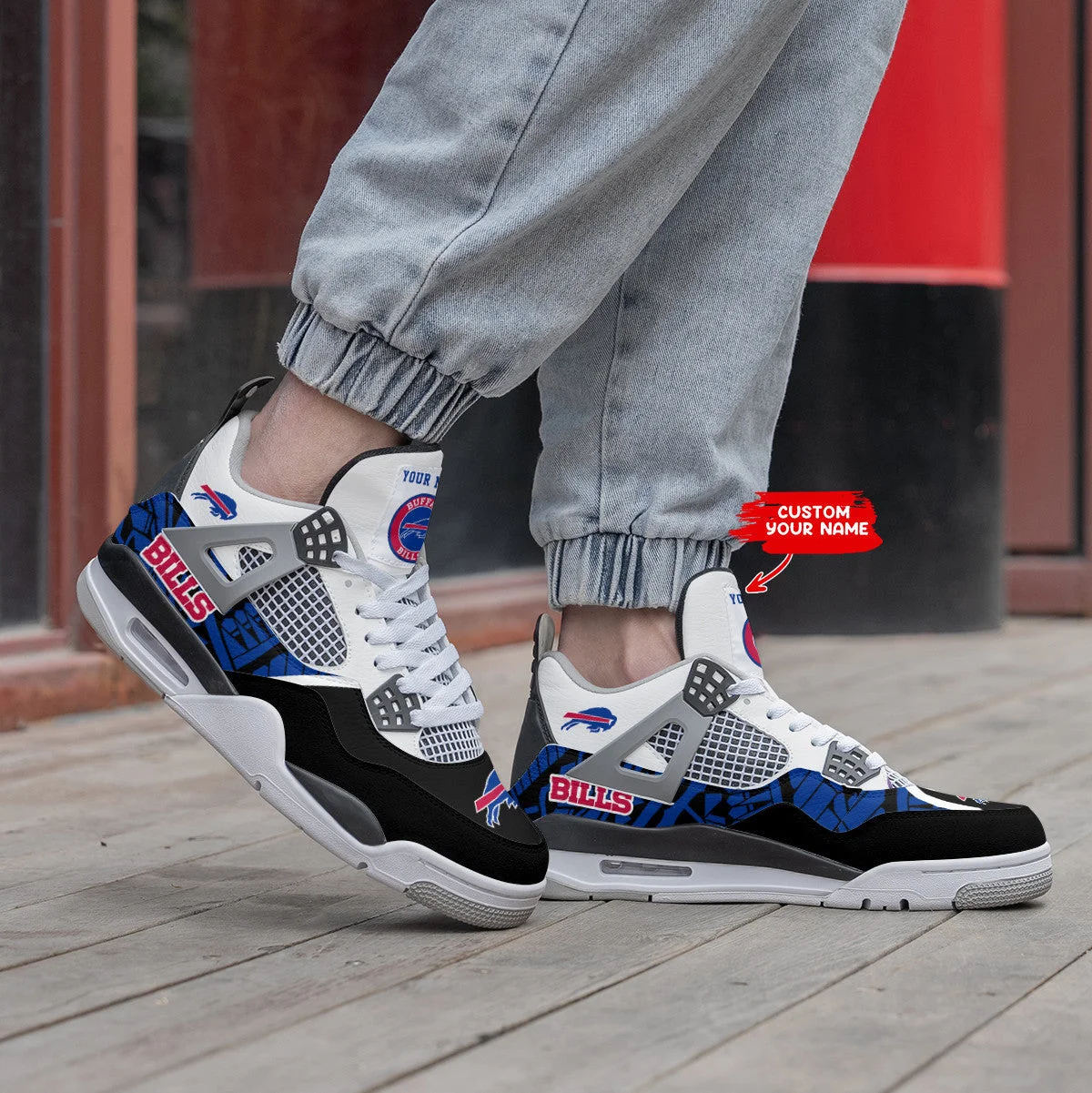 Buffalo Bills AJ4 Sneakers 20